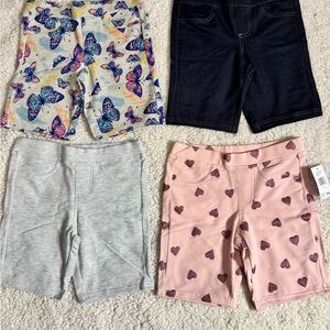 Vigoss Kids Shorts Set - Butterfly, Denim, Gray, Pink Heart